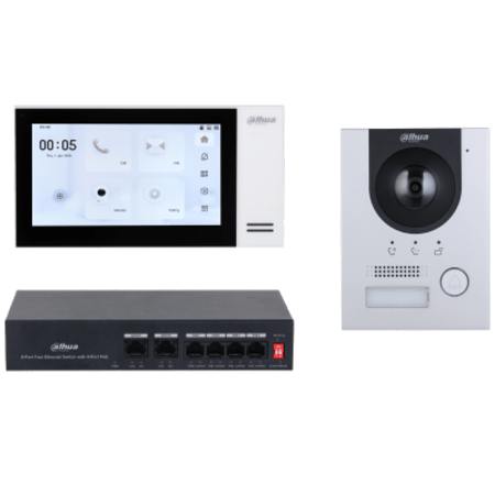 طقم اتصال بالفديو داخلي من دهوا موديل DHI-KTP01(S) (F)