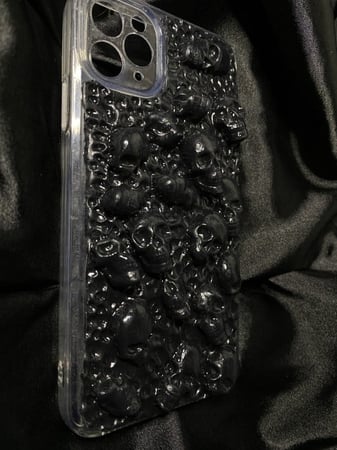 كڤر جوال جماجم عمل يدوي