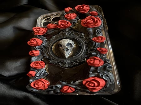 كڤر جمجمة الغراب عمل يدوي