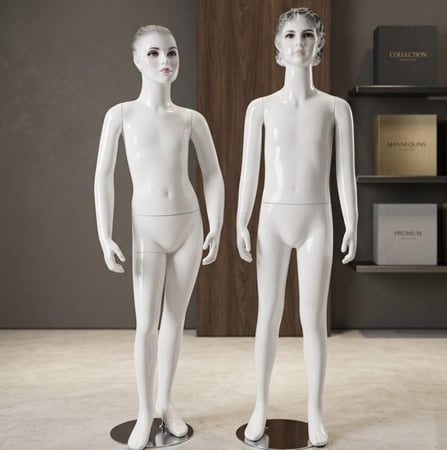 مانيكان اطفال ملامح شعر