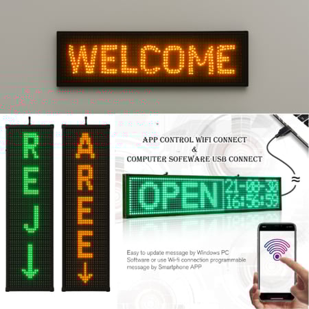 لافتة LED إعلانية قابلة للبرمجة