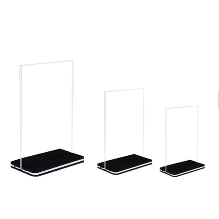 حامل لافتات اكريليك