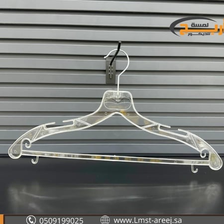 12 علاق بلوزه شفاف راس فضي