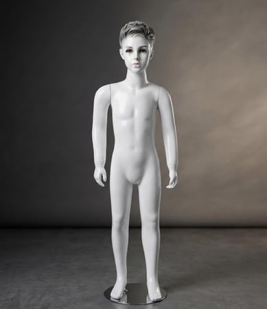 مانيكان اطفال ملامح شعر