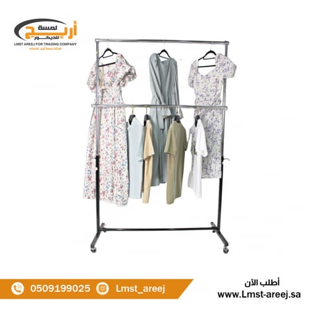 استاند عبايات  خط واحد دورين