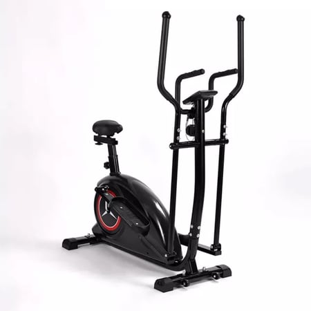 اوبتكال مغناطيسي مع مقعد Eliptical Bike مطور من SD فتنس لون فضي حصرا