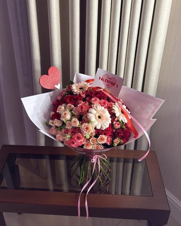 باقة حب كبيره