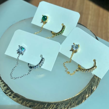 1pc sterling silver earrings