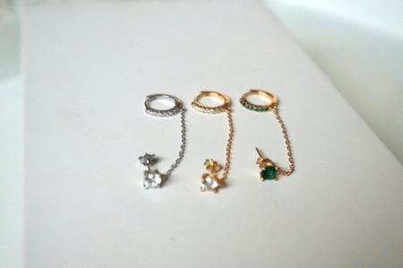 1pc sterling silver earrings