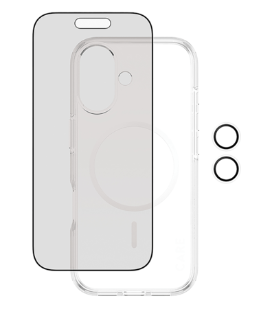 بكج حماية بانزر جلاس CARE يدعم MagSafe ايفون 17  - حفظ الخصوصية