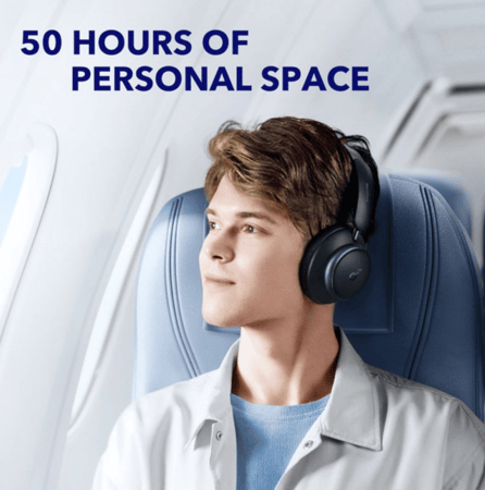 انكر Soundcore Space Q45 سماعات رأس على الاذن