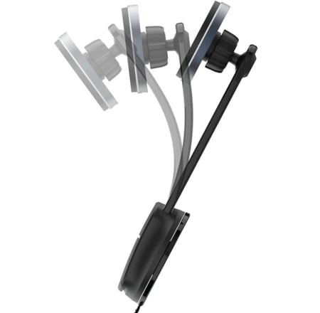 موماكس - حامل شحن لاسلكي مغناطيسي بقوة 15 واط للسيارة - أسود