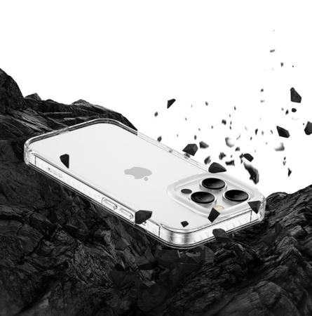-- كفر حماية لامتصاص الصدمات AMAZINGthing للايفون 14 برو - شفاف