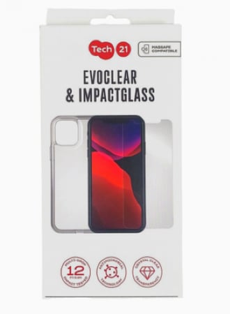 = بكج تيك 21 كفر حماية ايفو كلير + حماية شاشة لايفون 13 برو - شفاف