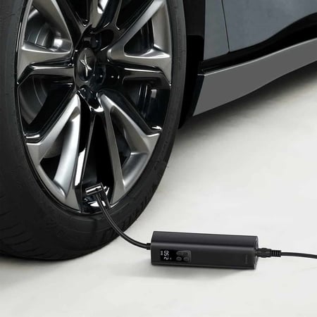 / منفاخ هواء الكهربائي سوبر ميني من بيسوس - اسود