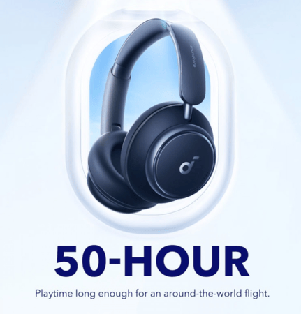 انكر Soundcore Space Q45 سماعات رأس على الاذن