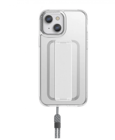 = كفر حماية يونيك هيلدرو للايفون 13 مع مسكه - شفاف