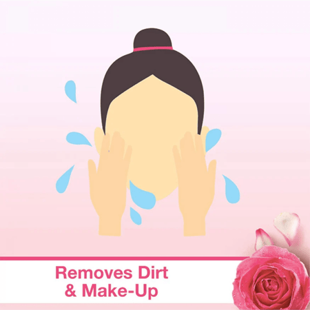 جونسون منظف جل مائي مع ماء الورد 150- مل