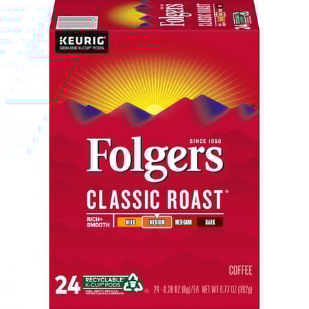 كبسولات قهوة فولغرس حمصة كلاسيك 24 كبسولة