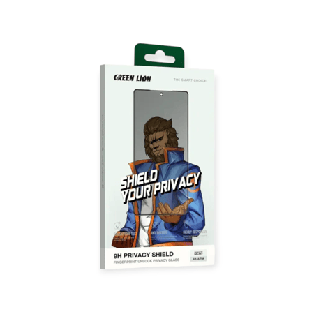 حماية شاشة جرين لايون زجاج صلب لحماية الشاشة مع فتحة البصمة لجلاكسيS23 الترا