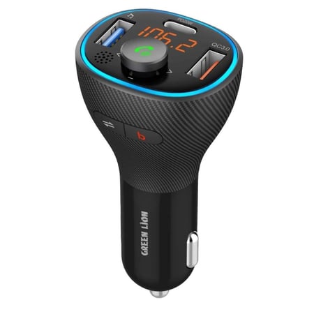 بورودو شاحن سيارة ذكي مع ناقل FM استمتع بتجربة شحن وتشغيل