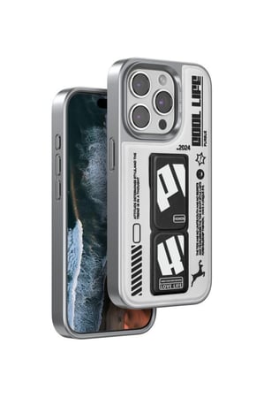 كفر آيفون فاخر مع مسكة 2 في 1