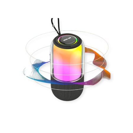 مكبر صوت محمول Green Lion Palma 2 RGB - أسود