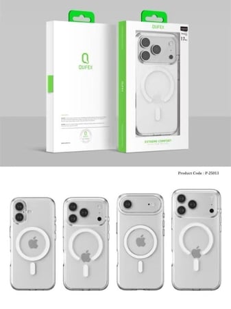 كفر حماية آيفون شفاف بخاصية ماج سيف ايفون 17 Air