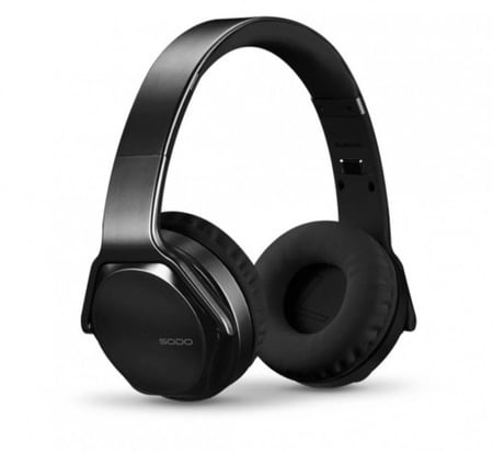 سماعة راس سودو بلوتوث أسود MH3