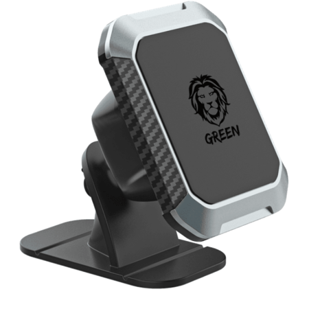حامل جوال للسيارة مغناطيس 360 درجة أسود جرين ليون Green Lion Green Magnetic Black 360" Car Phone Holder