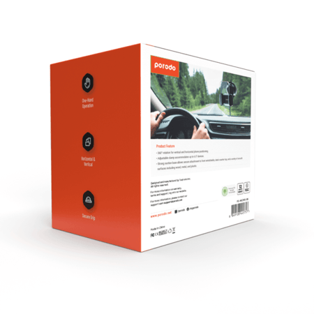 حامل الهاتف العالمي من بورودو - أسود