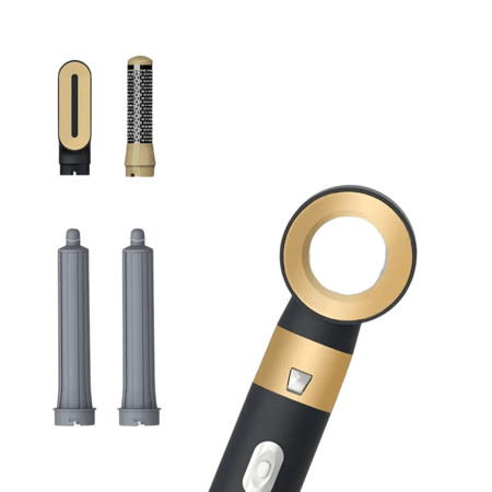 مجموعة مجفف الشعر متعدد الاستخدامات من بورودو لايف ستايل - أسود