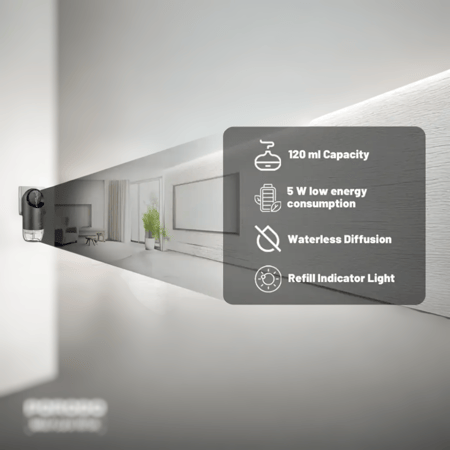 موزع الزيوت العطرية الجداري من بورودو لايف ستايل