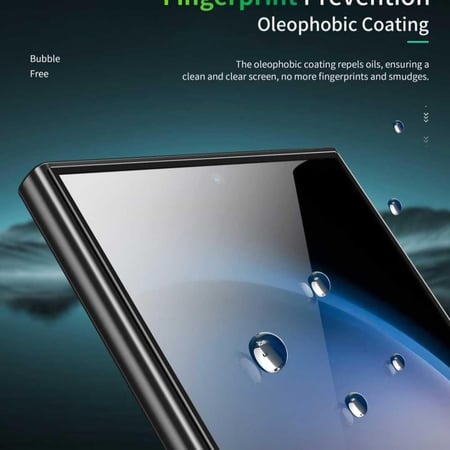 شاشةرحماية  Green Lion S24 9H عالي الدقة مع فتح بصمة الإصبع وزجاج مقسّى شفاف