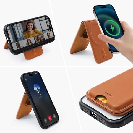 محفظة واستاند مغناطيسي بخاصية الماج سيف