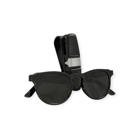 حامل نظارات الشمس لواقية الشمس في السيارة من Green Lion - أسود