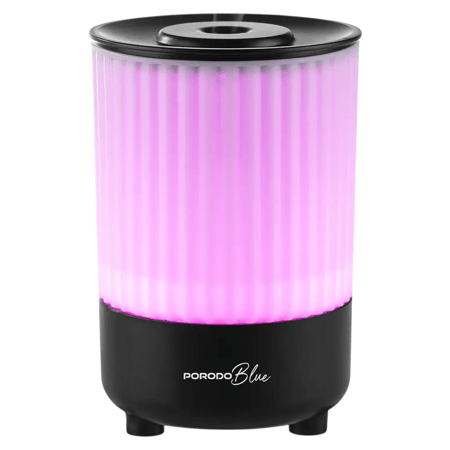 مبخرة Porodo Blue Noa Aroma مع أضواء ملونة - أسود