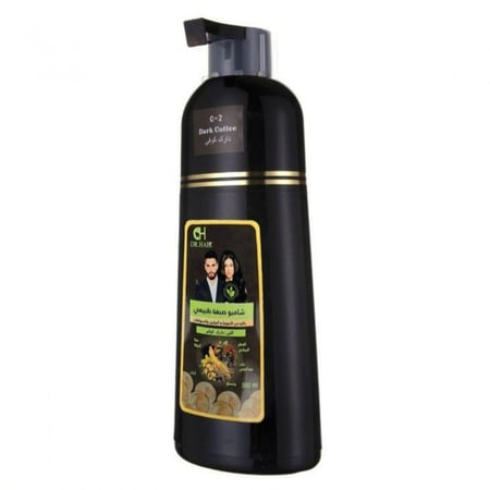 شامبو صبغة الشيب من دكتور هير 500 مل دارك كوفي
