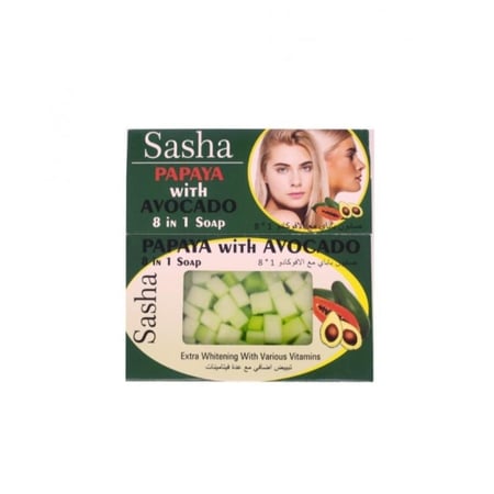 ساشا صابون البابايا 8في1 100 جم