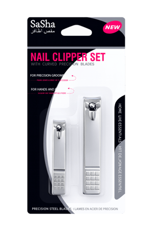 مجموعة مقص أظافر من ساشا قطعتين