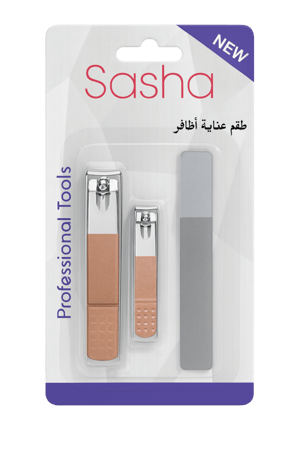 طقم عناية الأظافر من ساشا – 3 قطع