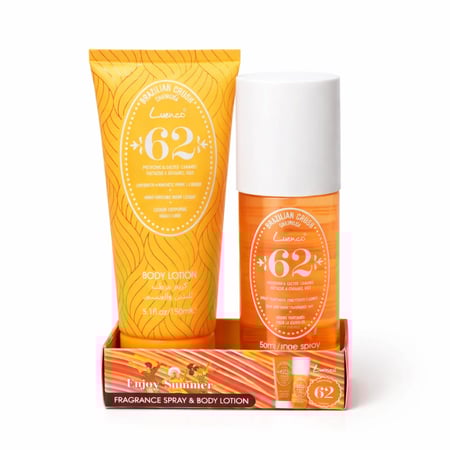 مجموعة برازيلي كراش 62 – معطر جسم ولوشن مرطب برائحة الفستق والكراميل