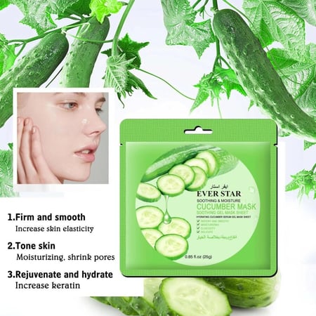 ايفر ستار - قناع للوجه بالخيار, 25 جرام