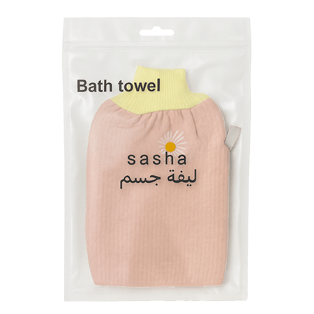 ليفة الجسم القطنية الناعمة من ساشا – عناية لطيفة لبشرة ناعمة ومتوهجة