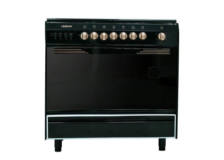 فرن غاز رسلان 5 عيون 60*90 استيل مع مروحة - 9905RM-N