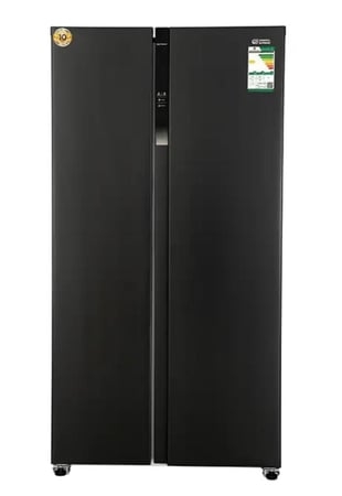 ثلاجة جنرال سوبريم 15.6 قدم دولابي استيل اسود - GS809SSI