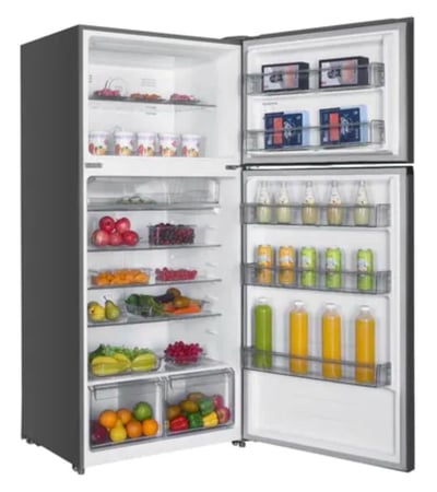 ثلاجة هام 22.4 قدم بابين انفرتر استيل - HM780SRF-O23INV