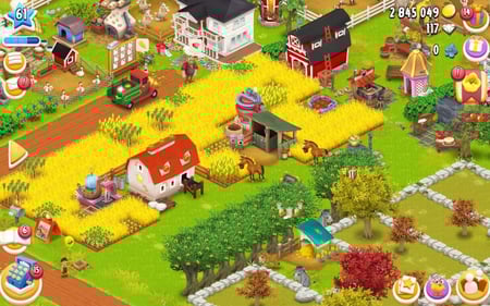 مزرعة ادوات ارض مستوى 60 حظيرتها (4000) هاي داي