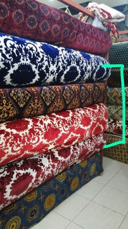 كرسي مركاز حديد مفرد ( بكفر وفرش)