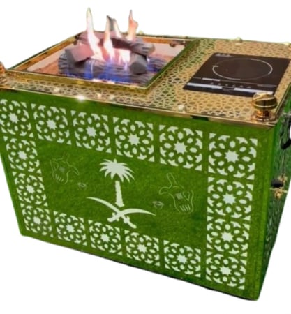 منقل نار حاتم مرتفع+ عين كهربائية